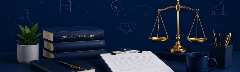 Legal and Business Tips for Startup and Entrepreneurs​